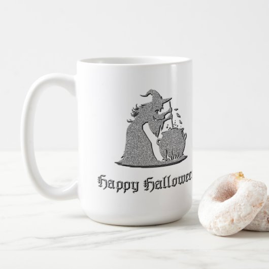 シルバーウィッチ&カルドロンハロウィーン コーヒーマグカップ (ドーナツ)