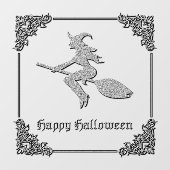 シルバーウィッ飛んでいるチハロウィーン ウィンドウサイン (シート)