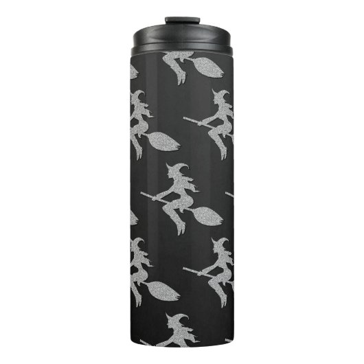 シルバーウィッ飛んでいるチハロウィーン タンブラー (正面)