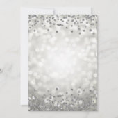 シルバーウィンターグラムカンパニークリスマスリボン 招待状 (裏面)