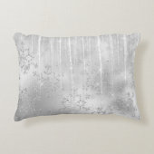 シルバーウィンターグリッターシック アクセントクッション (正面)