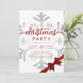 シルバーウィンターグリッタースノーカンパニークリスマス 招待状 (スタンド正面)