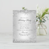 シルバーウィンターワンダーランドクリスマスホリデーパーティー 招待状 (スタンド正面)