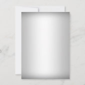 シルバーウィンターワンダーランドクリスマスホリデーパーティー 招待状 (裏面)