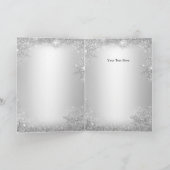 シルバーウィンターワンダーランドクリスマス 招待状 (内部)