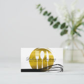 シルバーウェアとウィスク 名刺 (スタンド正面)