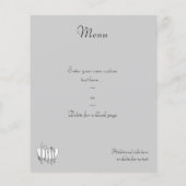 シルバーウェアカスタムメニューフライヤーテンプレート (裏面)