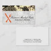 シルバーウェア料理マスターシェフ農家市場 名刺 (正面/裏面)