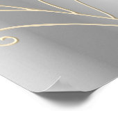 シルバーウェディング ウェルカム ポスター (角)