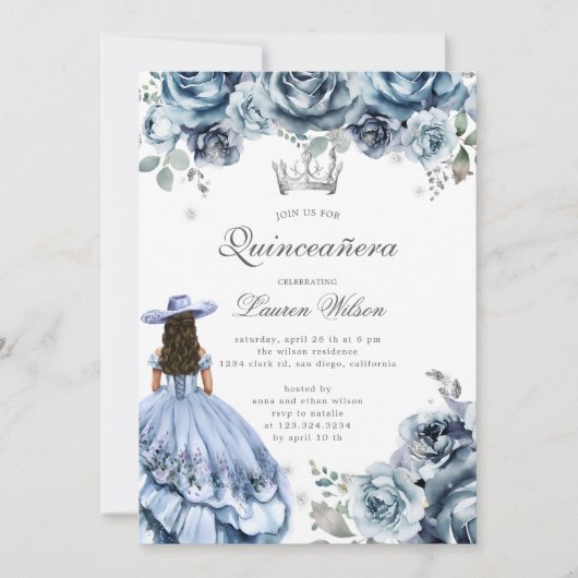 シルバーウエスタンワンダーランドキンセアニェラ招待状 招待状 (正面)