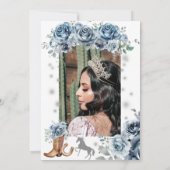 シルバーウエスタンワンダーランドキンセアニェラ招待状 招待状 (裏面)