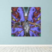 シルバーウォリアー キャンバスプリント (インサイチュ (ウッドフロア))