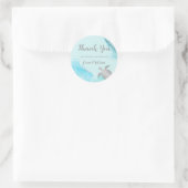 シルバーウミガメありがとう ラウンドシール (バッグ)