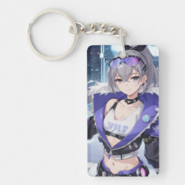 シルバーウルフのファンアート1 キーホルダー