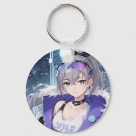 シルバーウルフのファンアート1 キーホルダー