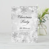 シルバーウー疑問に思ターホリデー招待状プログラム&メニュー 招待状 (スタンド正面)