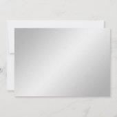 シルバーエレガンス結婚式招待状 招待状 (裏面)