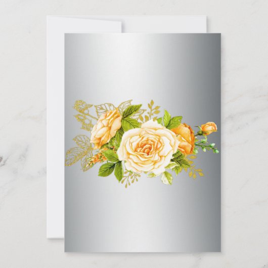 シルバーエレガンス:ゴールデンバラ結婚ズ 招待状 (裏面)