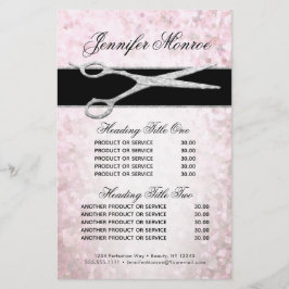 シルバーエレガントおよびピンクのGlamサービスと価格