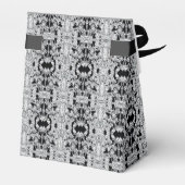 シルバーエレガントとティール（緑がかった色）ブルー結婚ズ フェイバーボックス (裏面サイド)