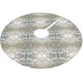 シルバーエレガントと金ゴールドトーンのヴィンテージ装飾品 ブラッシュドポリエステルツリースカート (アングル)