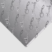 シルバーエレガントカラー「ありがとう」ハンドハイ書ド 薄葉紙 (詳細)