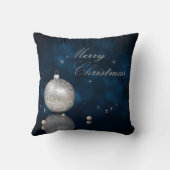 シルバーエレガントグリッターオーナメント – ピロー (裏面)