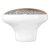 シルバーエレガントグリッタードリップスバラ金ゴールド金属 セラミックノブ (側面)