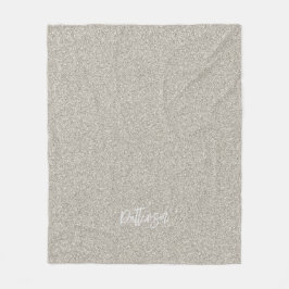 シルバーエレガントグリッターホーム結婚デコールの名前 フリースブランケット