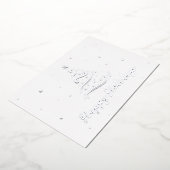 シルバーエレガントハッピーホリデイズカンパニーフォイルカード 箔シーズンカード (回転した状態)