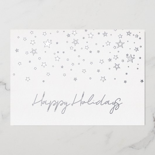 シルバーエレガントハッピーホリデイズカンパニーフォイルカード 箔シーズンカード (正面)