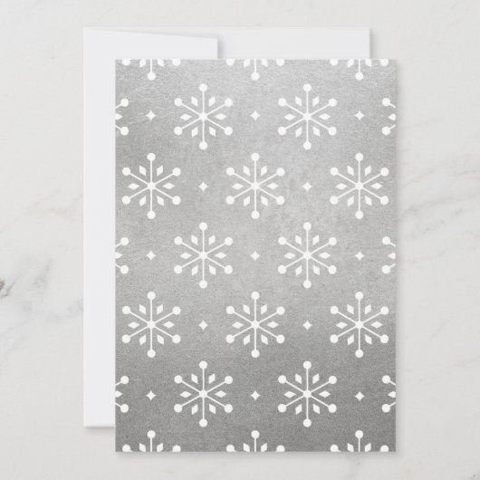 シルバーエレガントメリークリスマスの台本の写真 シーズンカード (裏面)