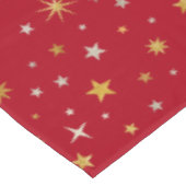 シルバーエレガント金ゴールドかわいいフェスティバルレッドクリスマス テーブルクロス (アングル)