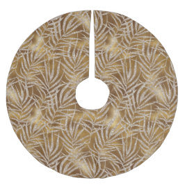 シルバーエレガント金ゴールドグリッターウィンターブロージュラグジュアリー ブラッシュドポリエステルツリースカート