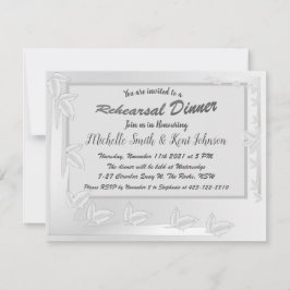 シルバーエレガント離れデザインリハーサル夕食会 招待状
