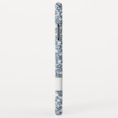 シルバーエンクルステッドダイヤモンドグリッター Case-Mate iPhoneケース (裏面/右)