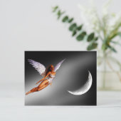 シルバーエンジェルファンタジー/SCI Fiデザインはがき ポストカード (スタンド正面)