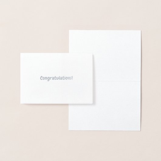 シルバーエンボスおめでとうカード 箔カード (ディスプレー)