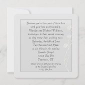 シルバーエンボス写真枠更新 招待状 (裏面)