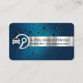 シルバーオストライプンクリスタルブルーウォーターズディテーター 名刺 (正面)