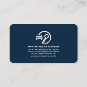 シルバーオストライプンクリスタルブルーウォーターズディテーター 名刺 (裏面)