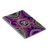 シルバーオムパープルイースタンスパークルノート ノートブック (右側)