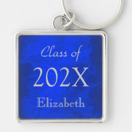 シルバーオンブルー卒業 キーホルダー