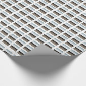 シルバーオンホワイトラッピング紙 ラッピングペーパー (角)