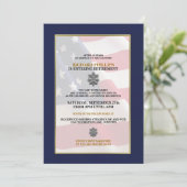 シルバーオークリーフ軍隊退職パーティー 招待状 (スタンド正面)