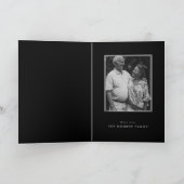 シルバーオーナメントデコー結婚ル25周年 カード (内部)