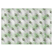 シルバーオーナメントホワイトリボンクリスマステーブルクロス テーブルクロス (正面(横))