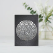 シルバーカアステカレンダー ポストカード (スタンド正面)