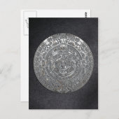 シルバーカアステカレンダー ポストカード (正面/裏面)