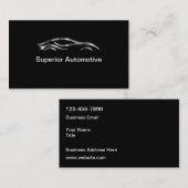 シルバーカッコいいトーンカーデザイン車の 名刺 (正面/裏面)